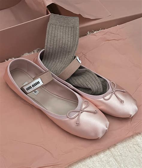 fake miu miu shoes|miu miu ballet flats.